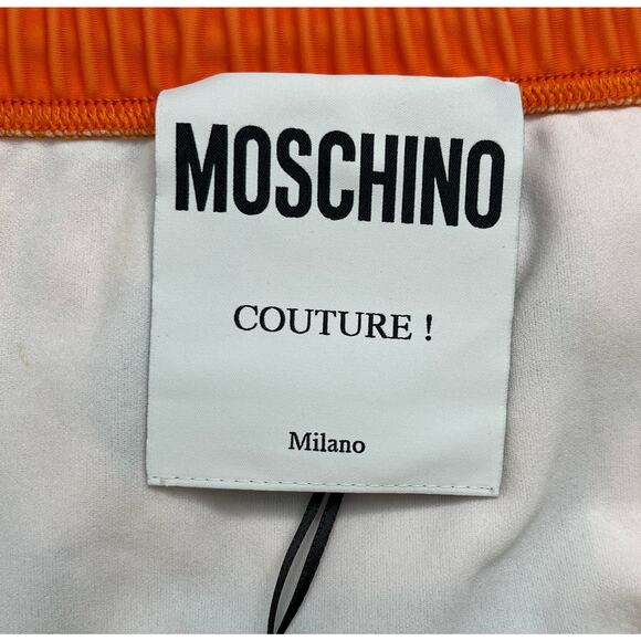 5-3 MOSCHINO NWT Men's Speedo Pumpkin Holidays M US32/EU48 - Picture 4 of 9